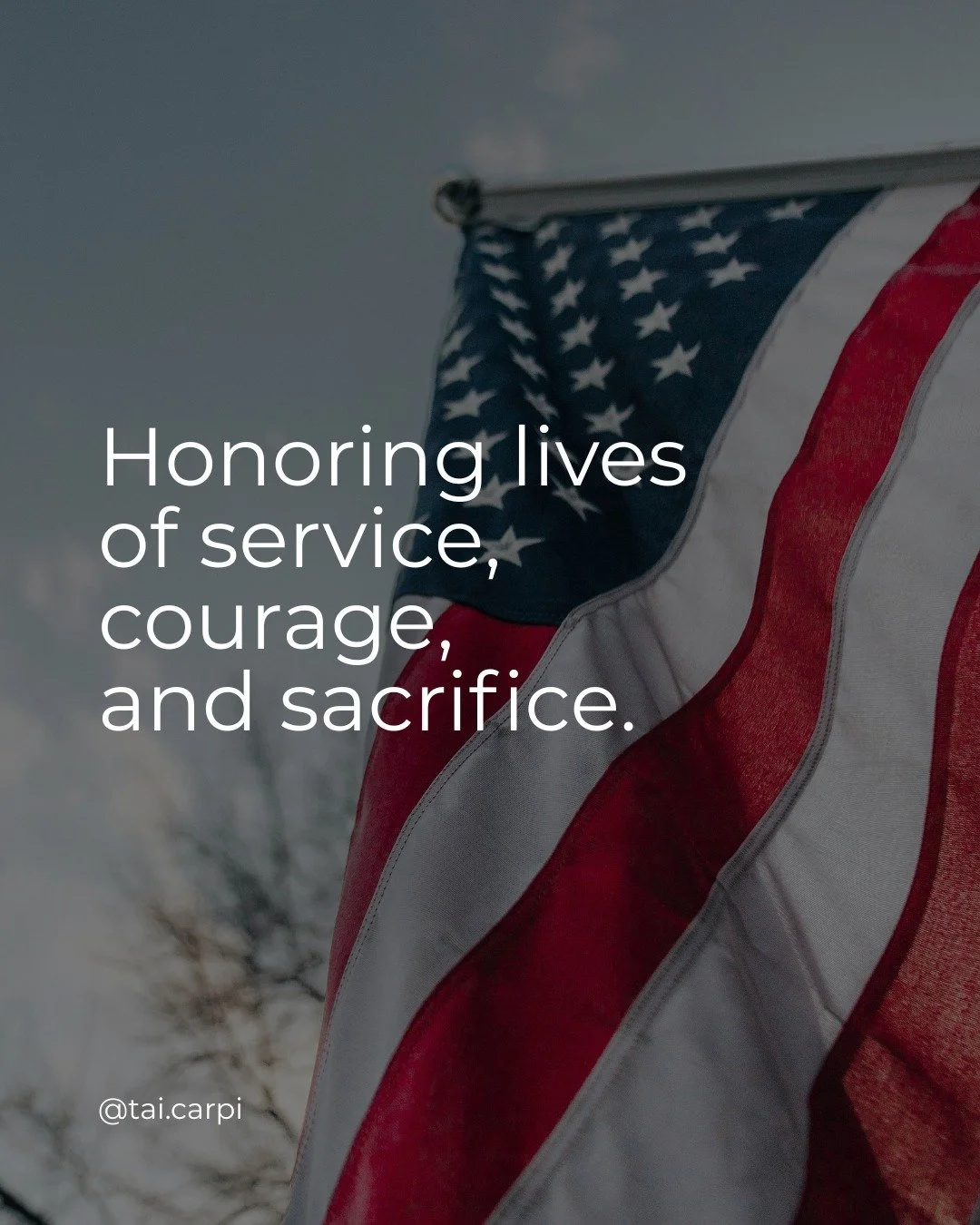 Holding gratitude close today as we remember the heroes who served our country with courage and sacrifice. Wishing you a Memorial Day filled with reflection, gratitude, and time with loved ones.❤️🤍💙

#MemorialDay #MemorialDayWeekend #RememberAndHon