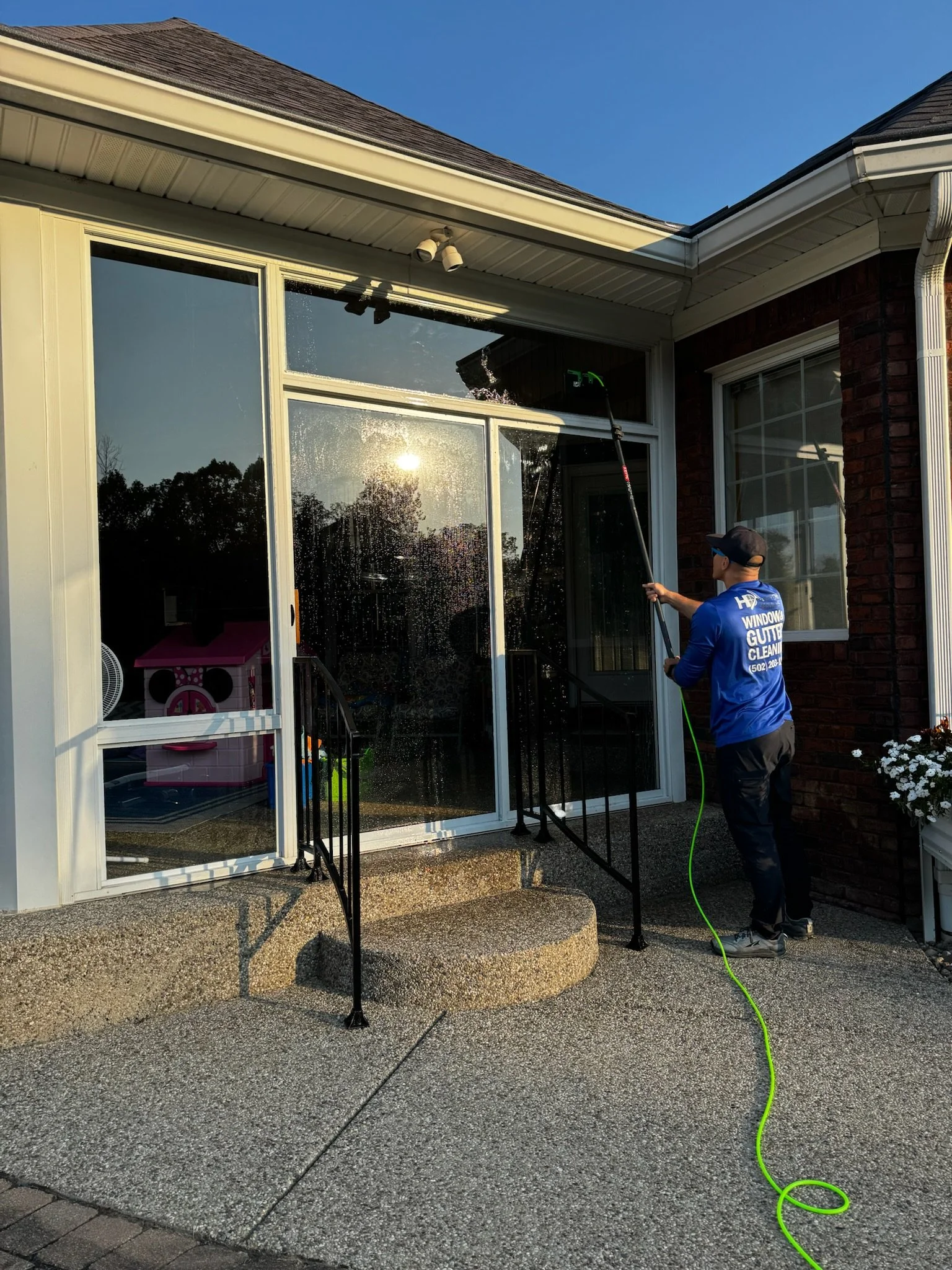Sunroom Window Cleaning in Etown