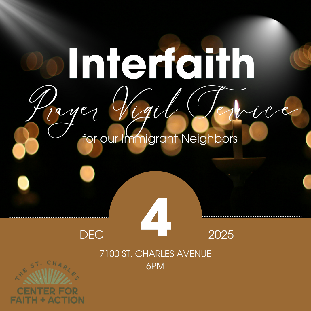 Interfaith Prayer Vigil Service for our Immigrant Neighbors