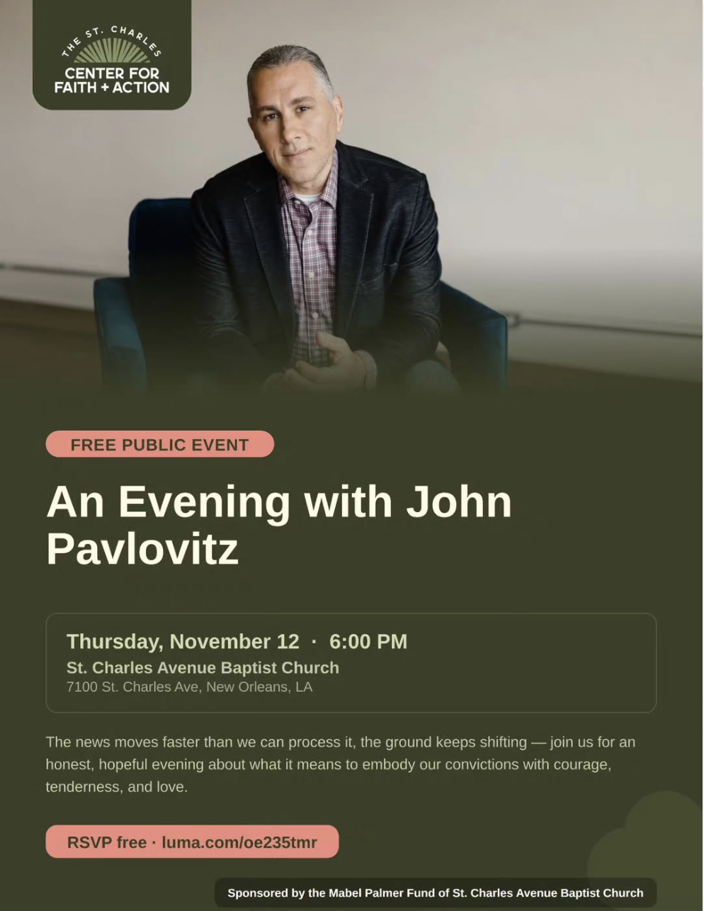 An Evening with John Pavlovitz