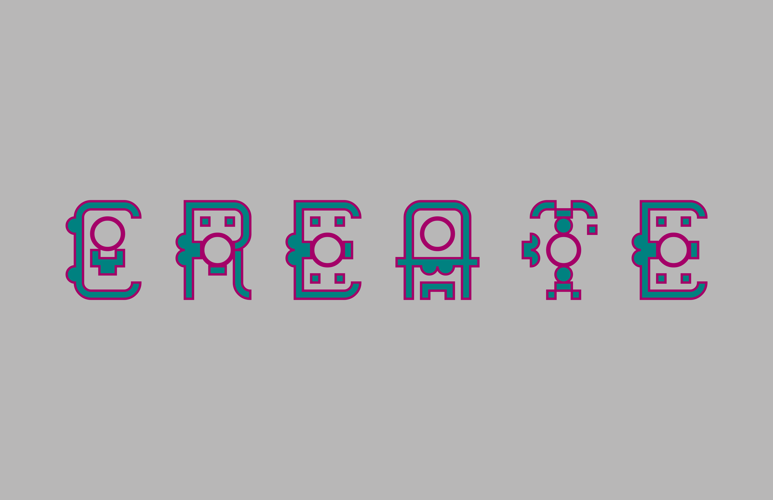 "Create--Duality" The Chaos Experiment | Custom Font | Digital 2022