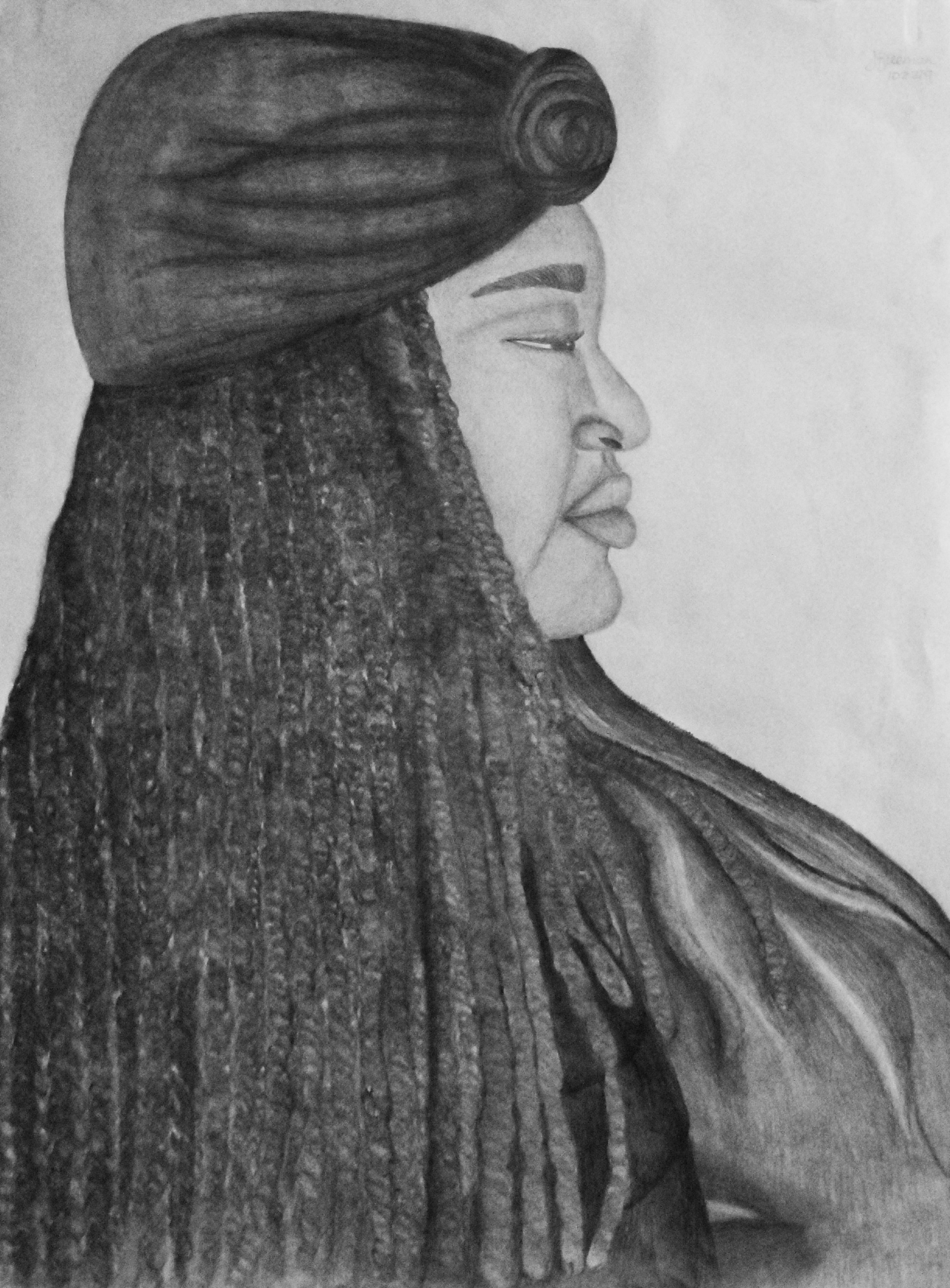 Aliyah | Graphite on Paper 18x24" 2019