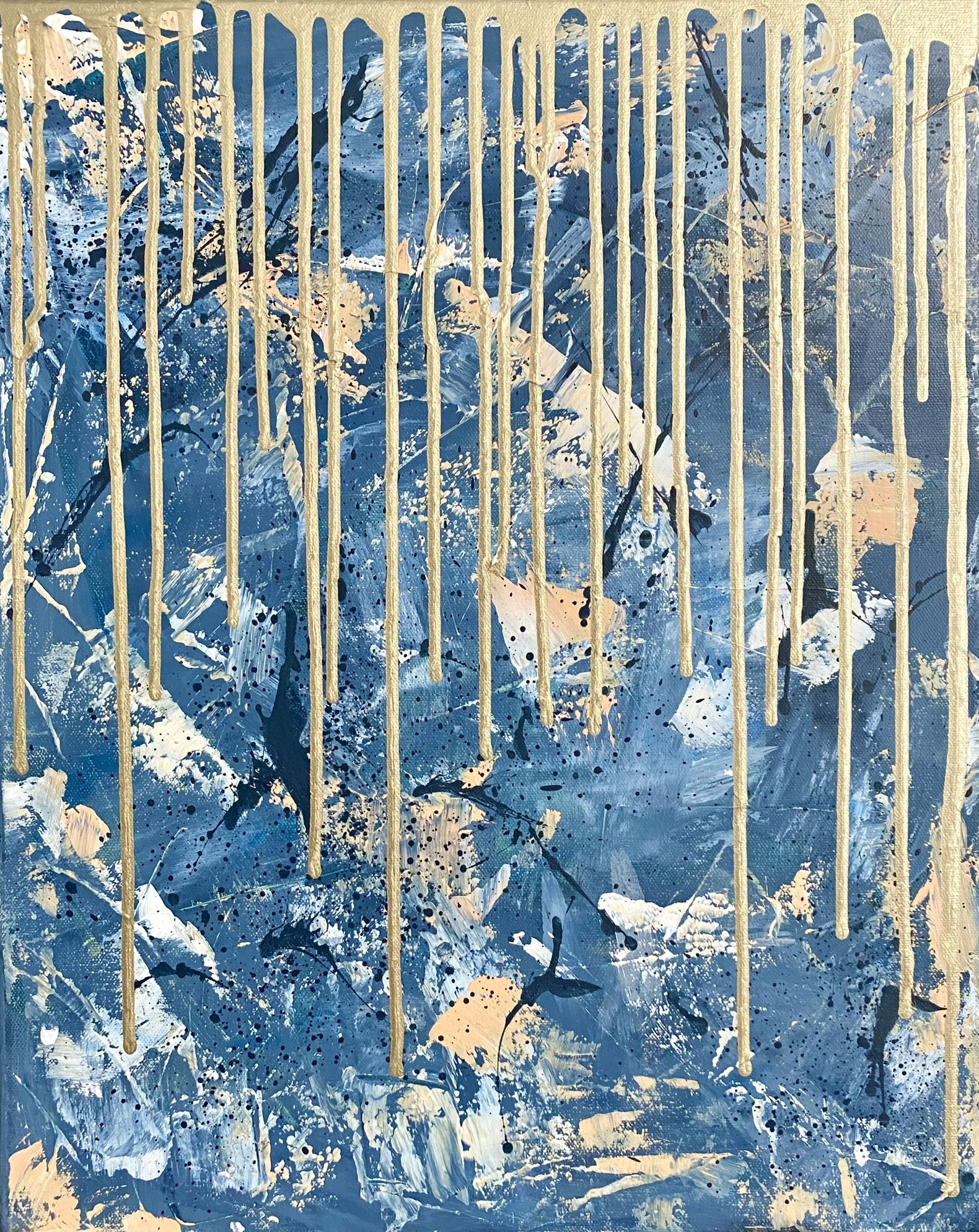 Melted | Acrylic on Canvas 16x20" 2022