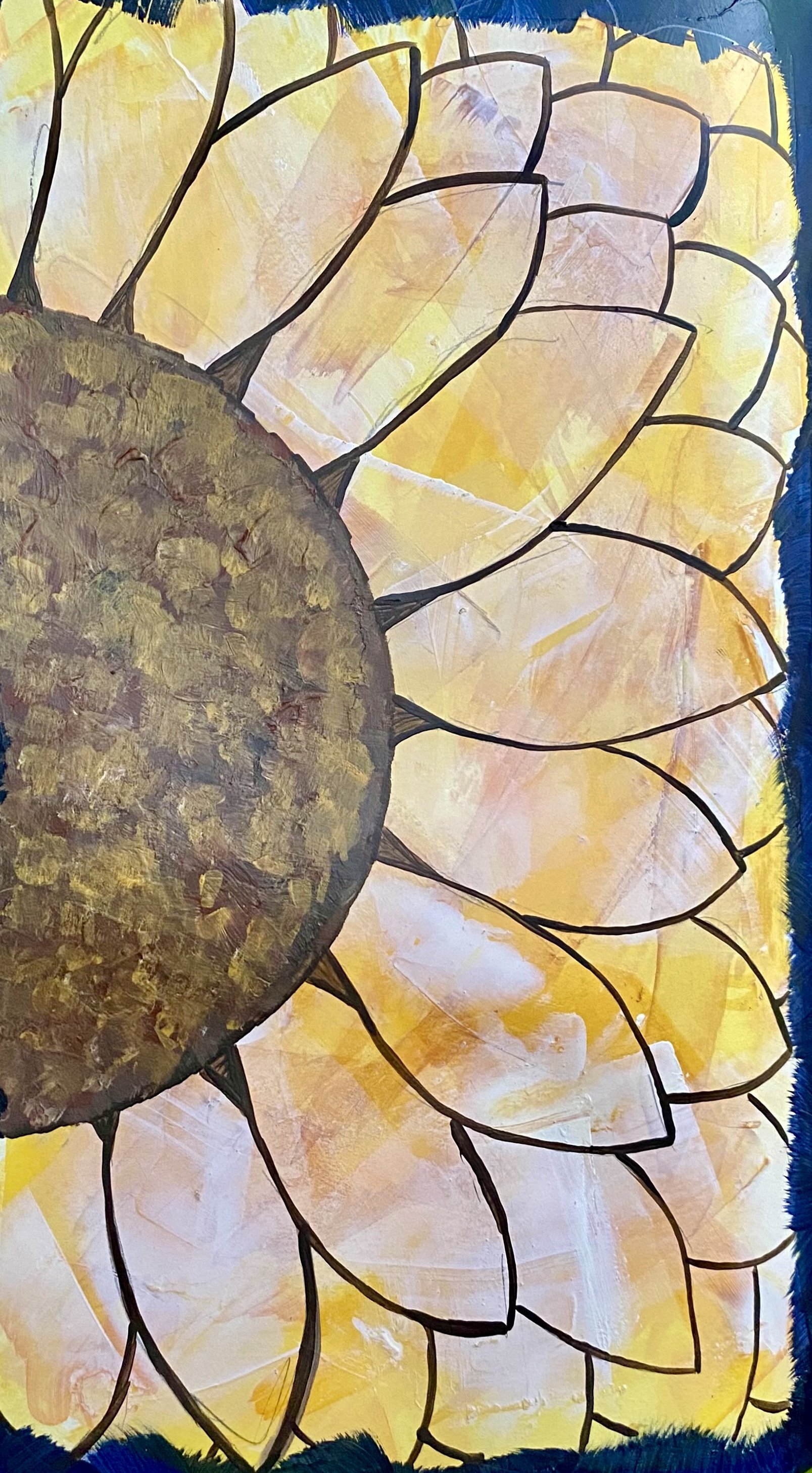 Sunflower | Acrylic on Paper 2021