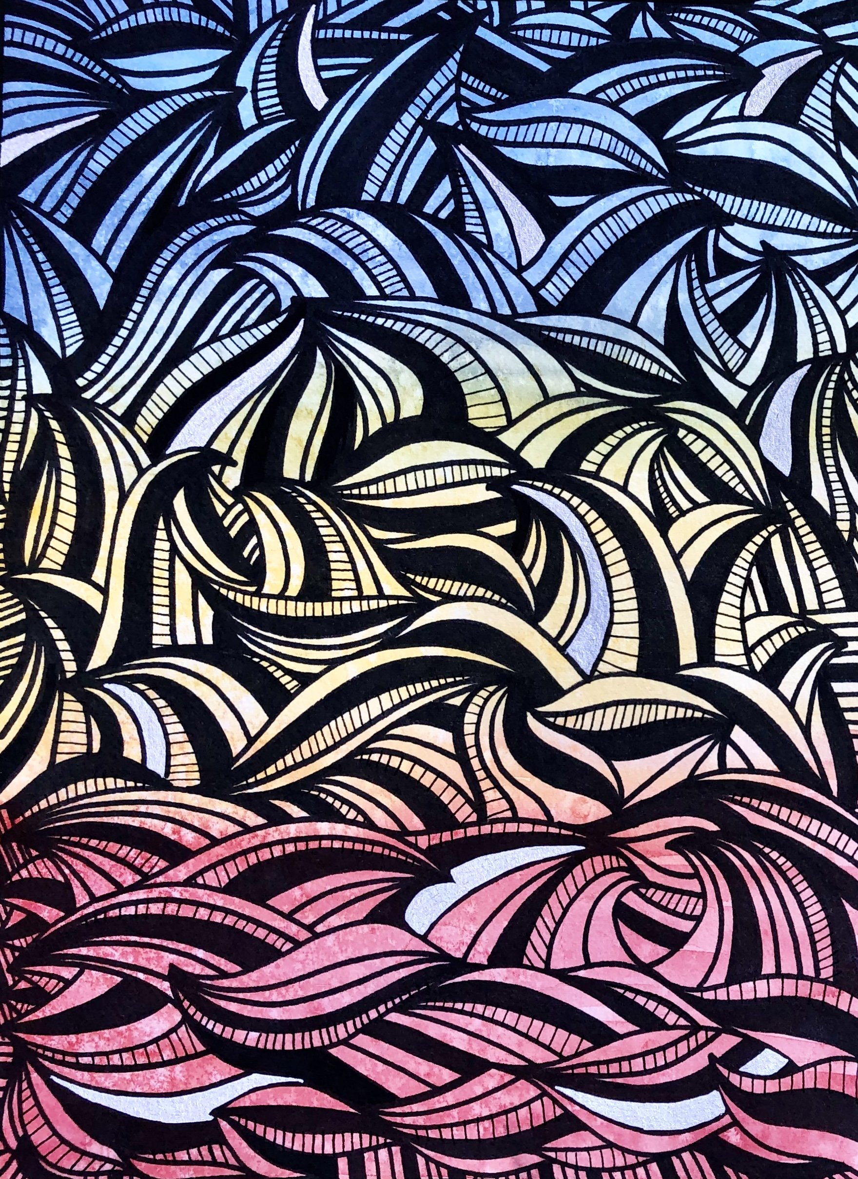 In Motion | Watercolor & Ink on Paper 2019