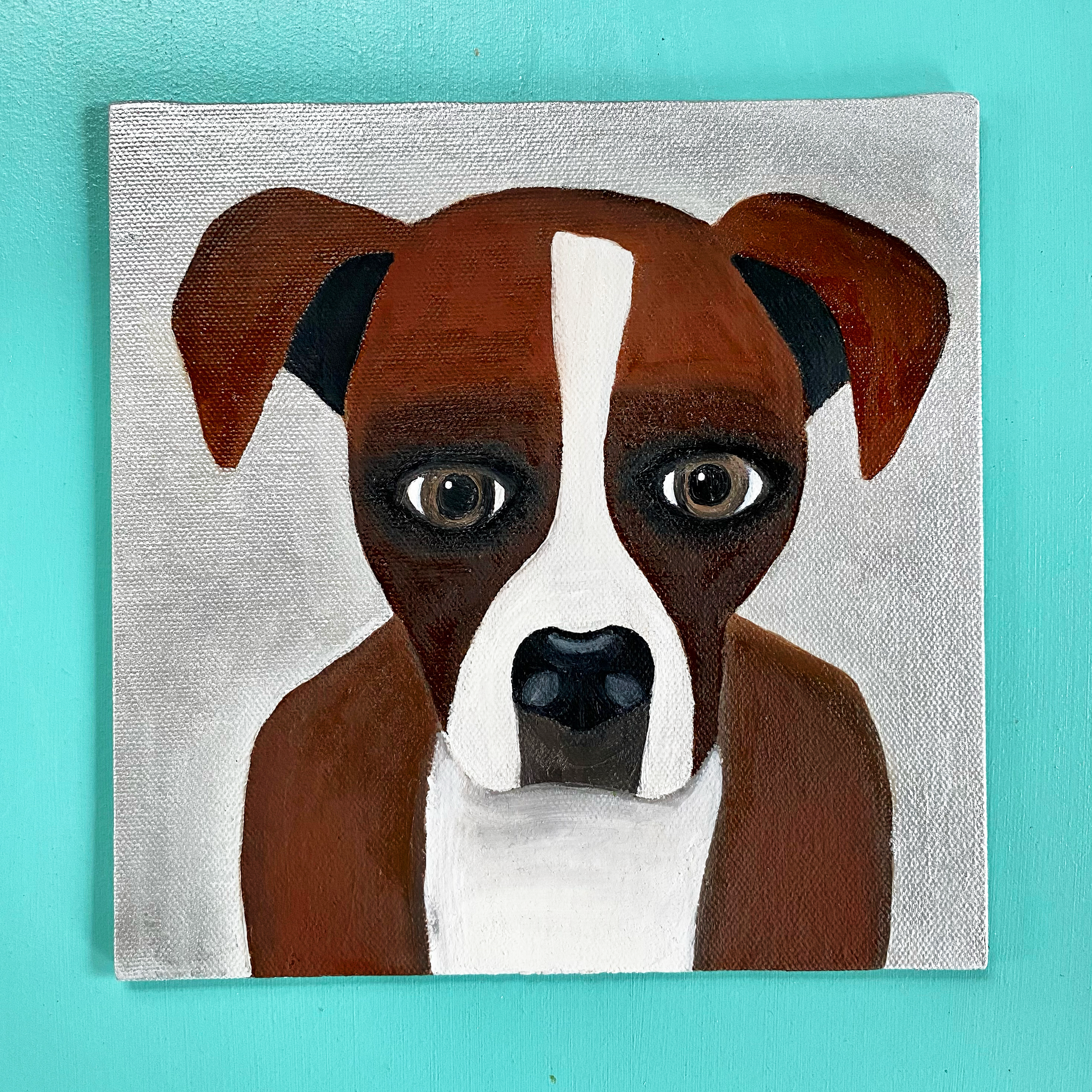 Piper | Oil on Canvas Panel 8x8" 2020