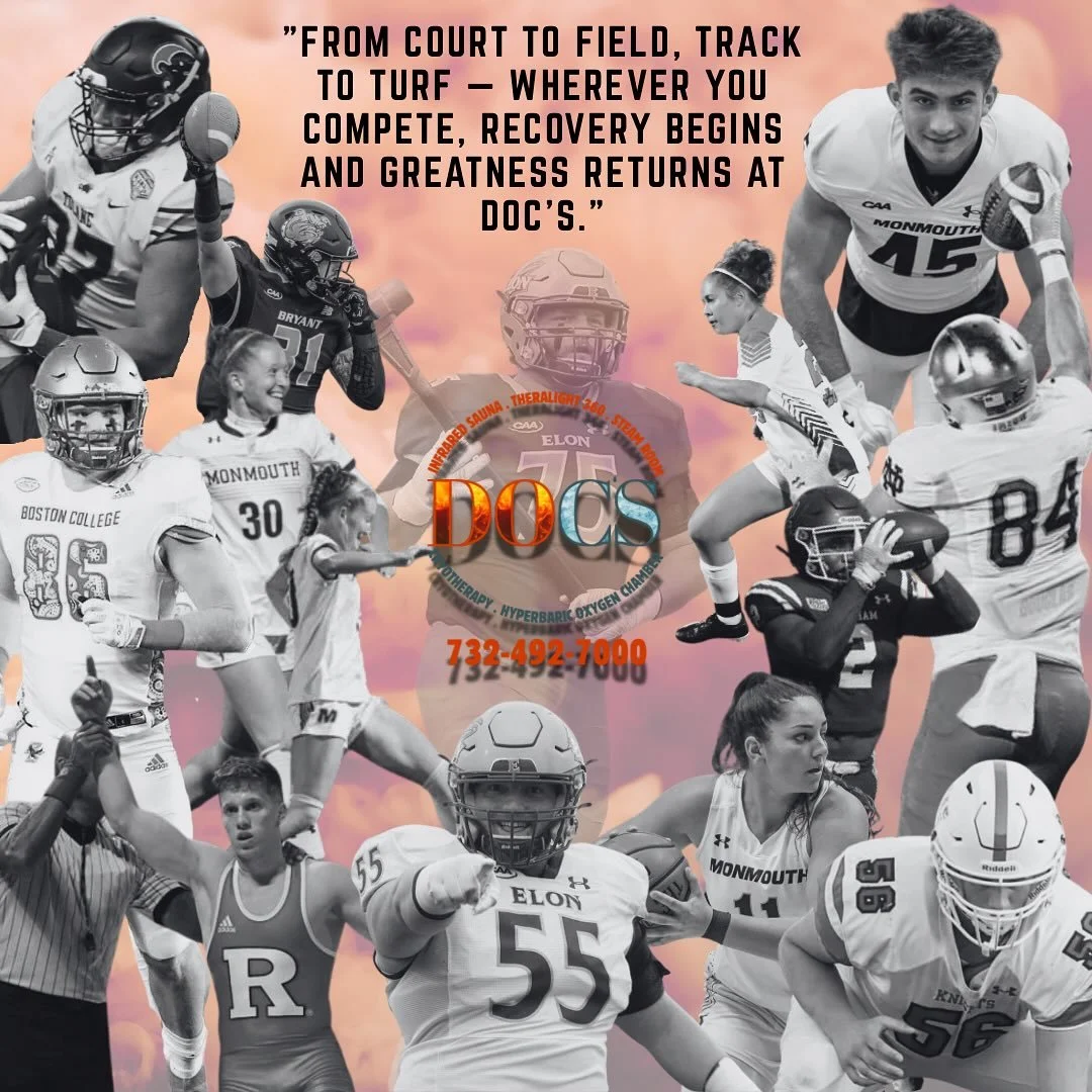 we are ready for YOU! Don’t let sore muscles, aches and pains get in the way of keeping you on the field or on the court. Come into DOC’s and we will get you game day ready!