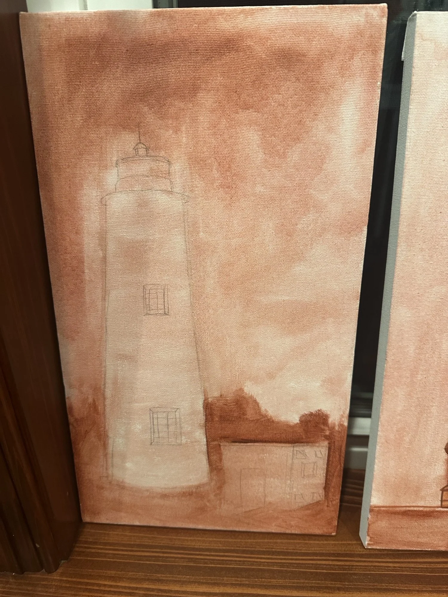 ocracoke lighthouse progress picture