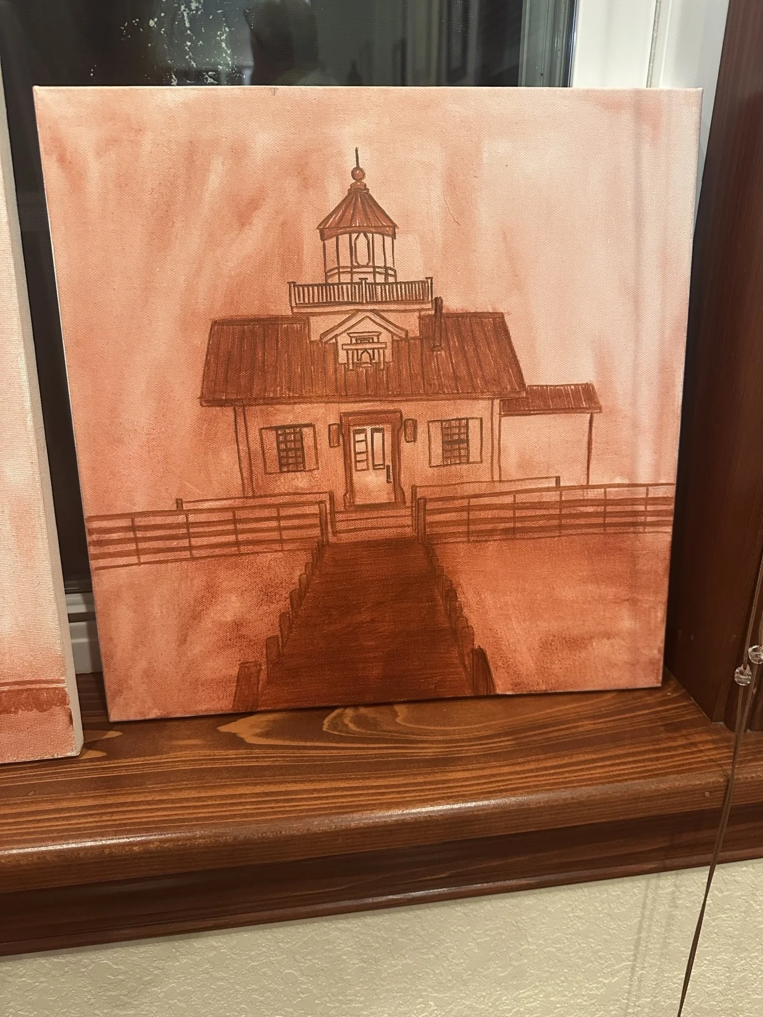 roanoke marshes lighthouse progress picture