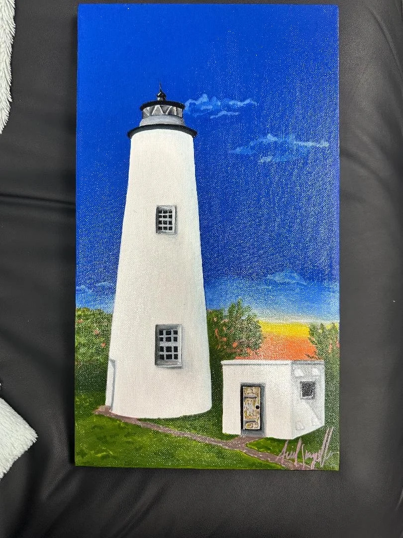 Ocracoke Lighthouse Painting