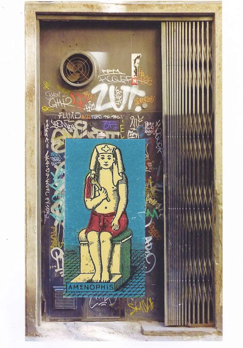 Florence A Memoir, collage on inkjet print, 15 x 10 cm, 2023 - 2025