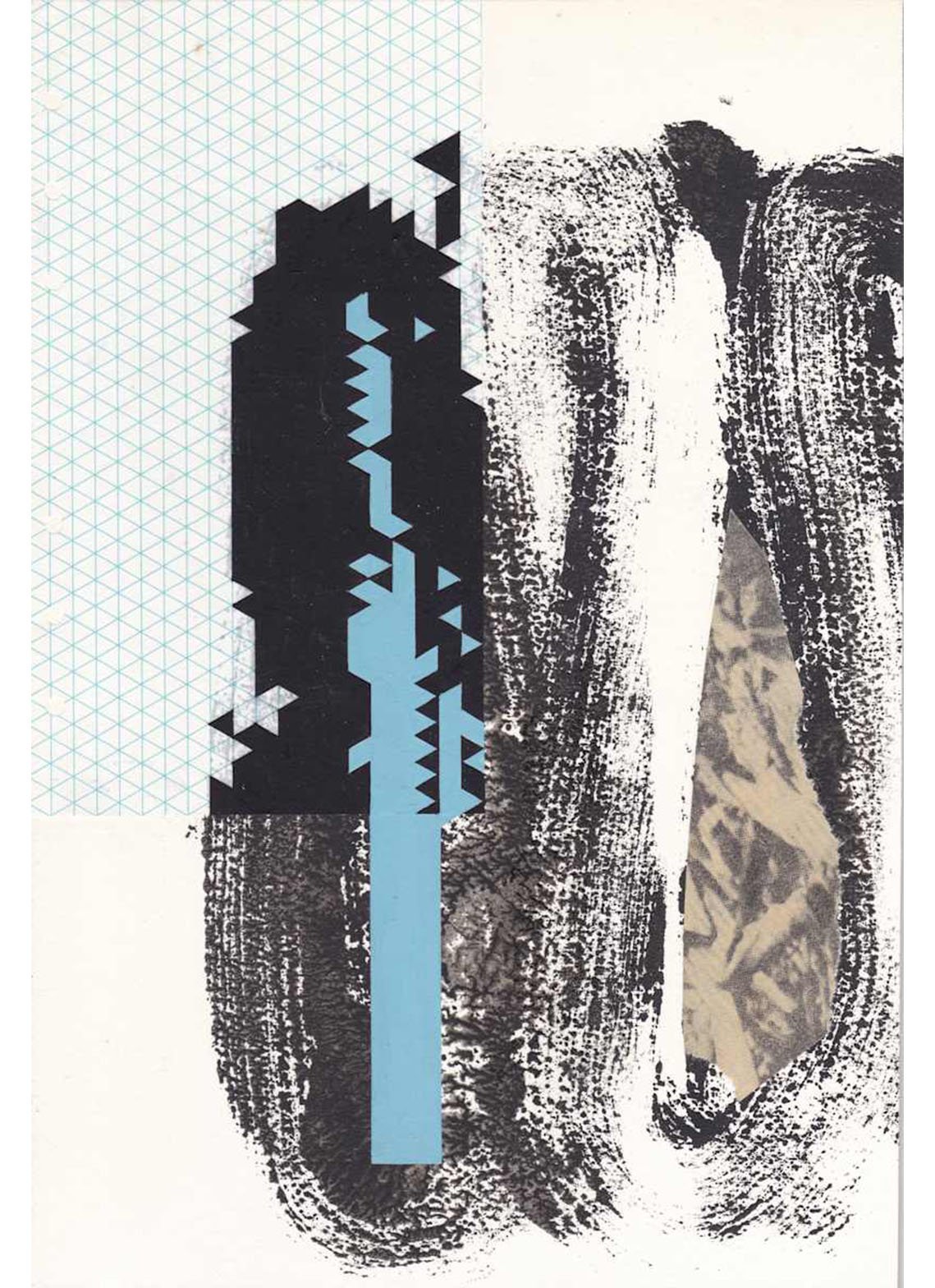 Of Every Description No. 24, Untitled, acrylic, collage, 27.2 x 18.4 cm, 1970s