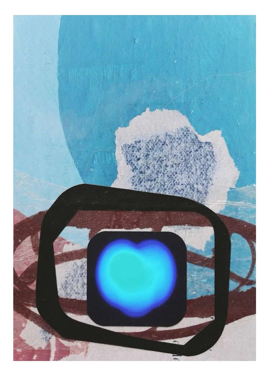 No. 1, inkjet print, acrylic and paper on c-type digital photo, 2013