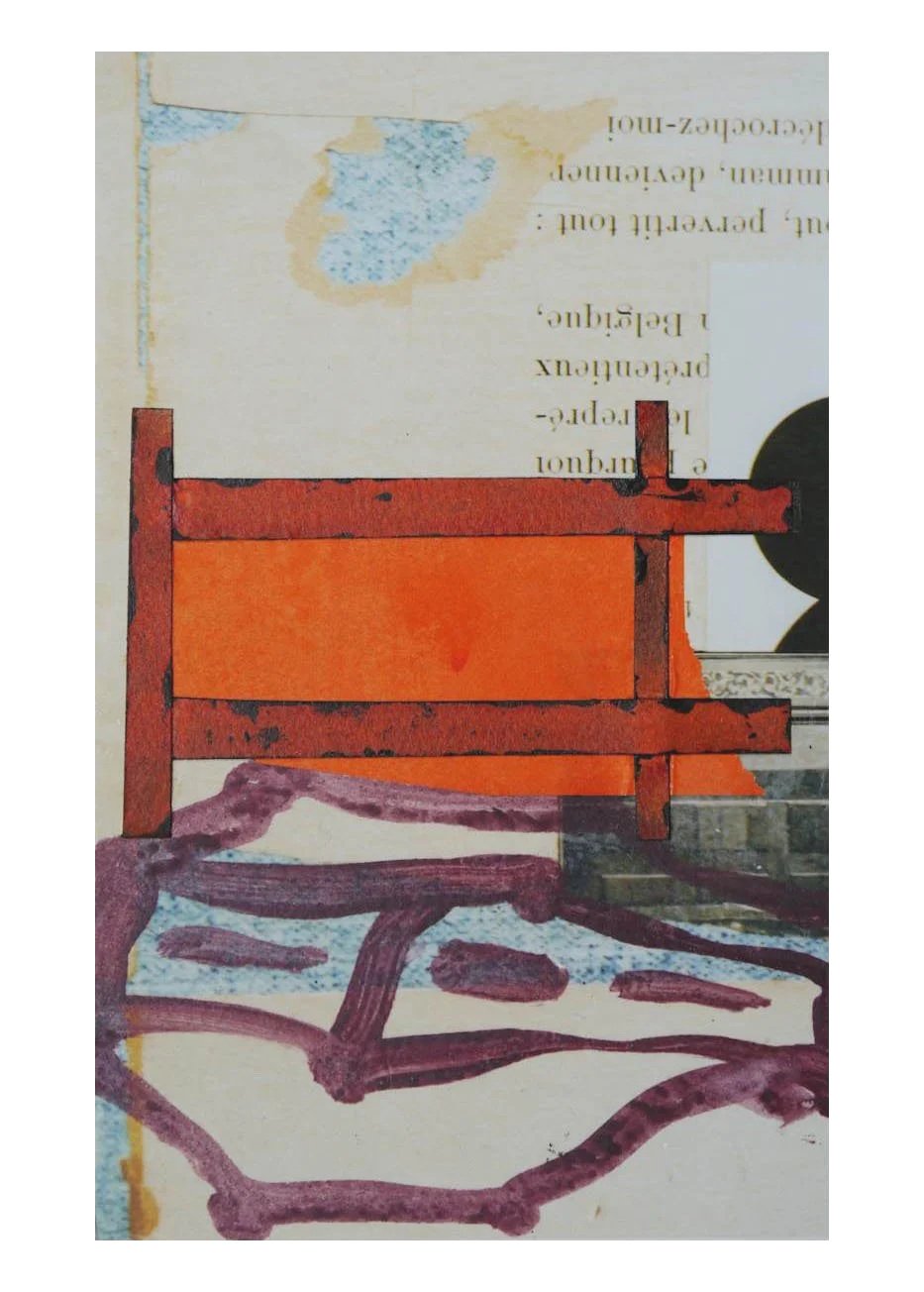 No. 2, same media and dimensions, collage acrylic no Japanese paper, 2013