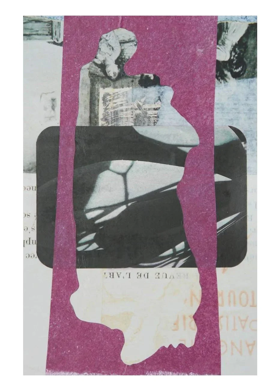No. 5, Japanese paper and inkjet print on photograph, 2013