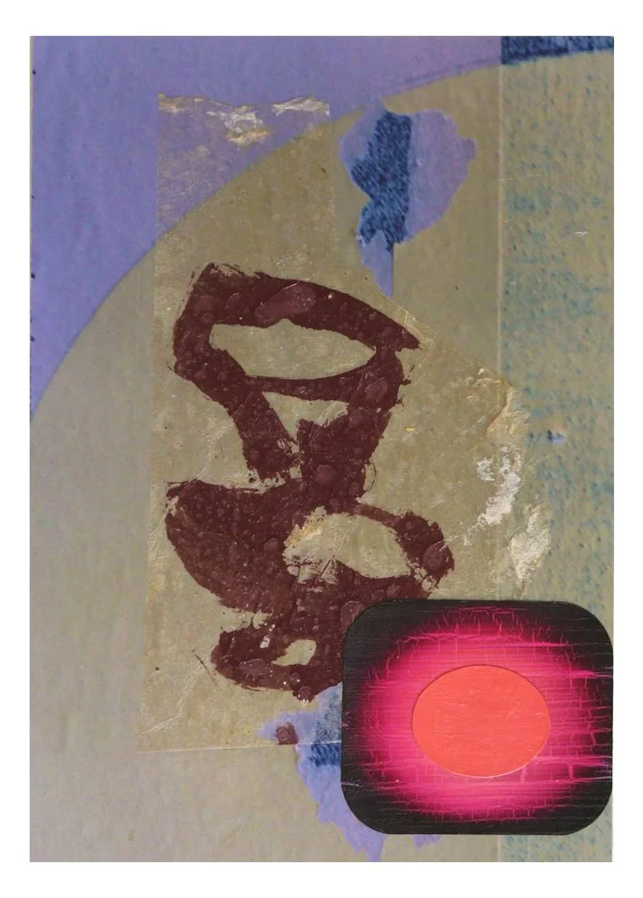 Acrylic on Japanese paper and ink jet print on c-type, 2013