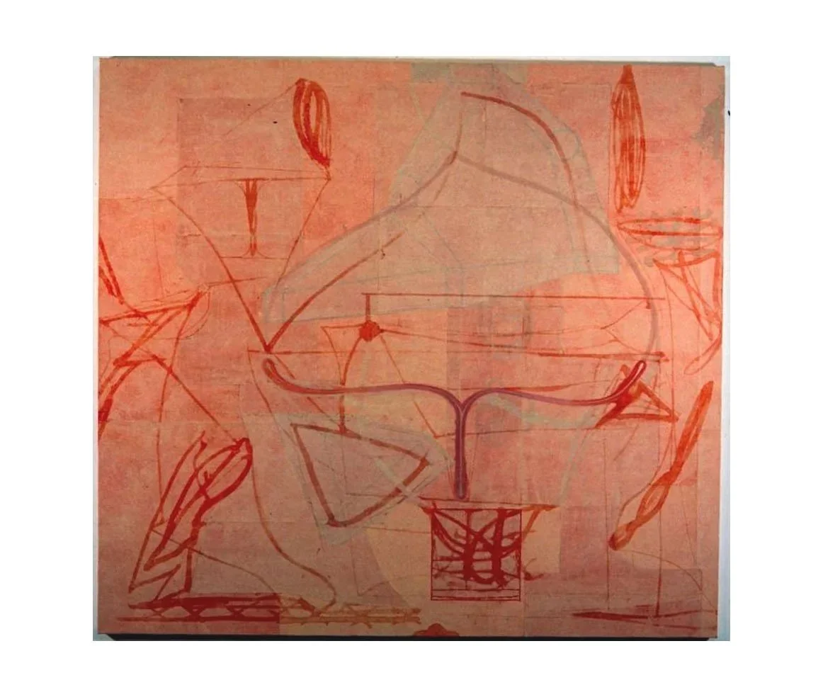 The Gate, acrylic and paper on canvas, 163.8 x 177.8 cm, 1993