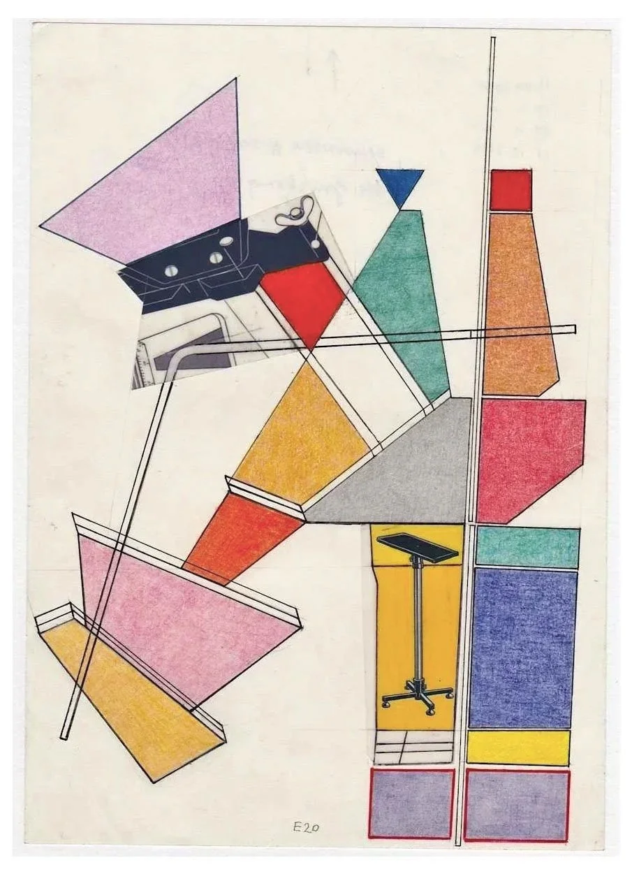 Encounters No. 20, collage, acrylic, coloured pencils, graphite and archival marker pens, collage, acrylic, coloured pencils, graphite and archival marker pens, 24 x 17 cm, 2021