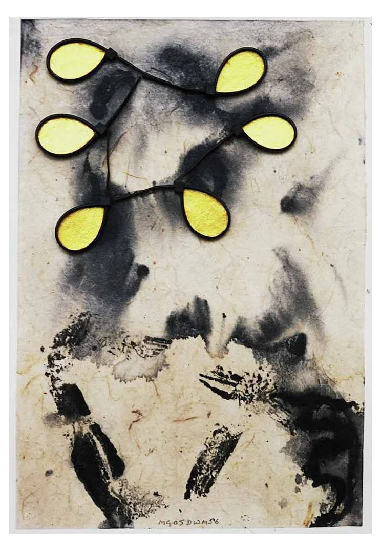 Dances with Michael No. 56, acrylic on paper, 21 x 14 cm, 2005