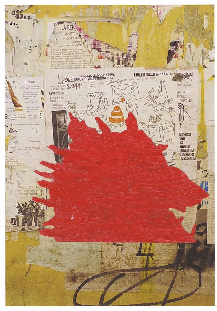 Florence A Memoir, collage on inkjet print, 15 x 10 cm, 2023 - 2025