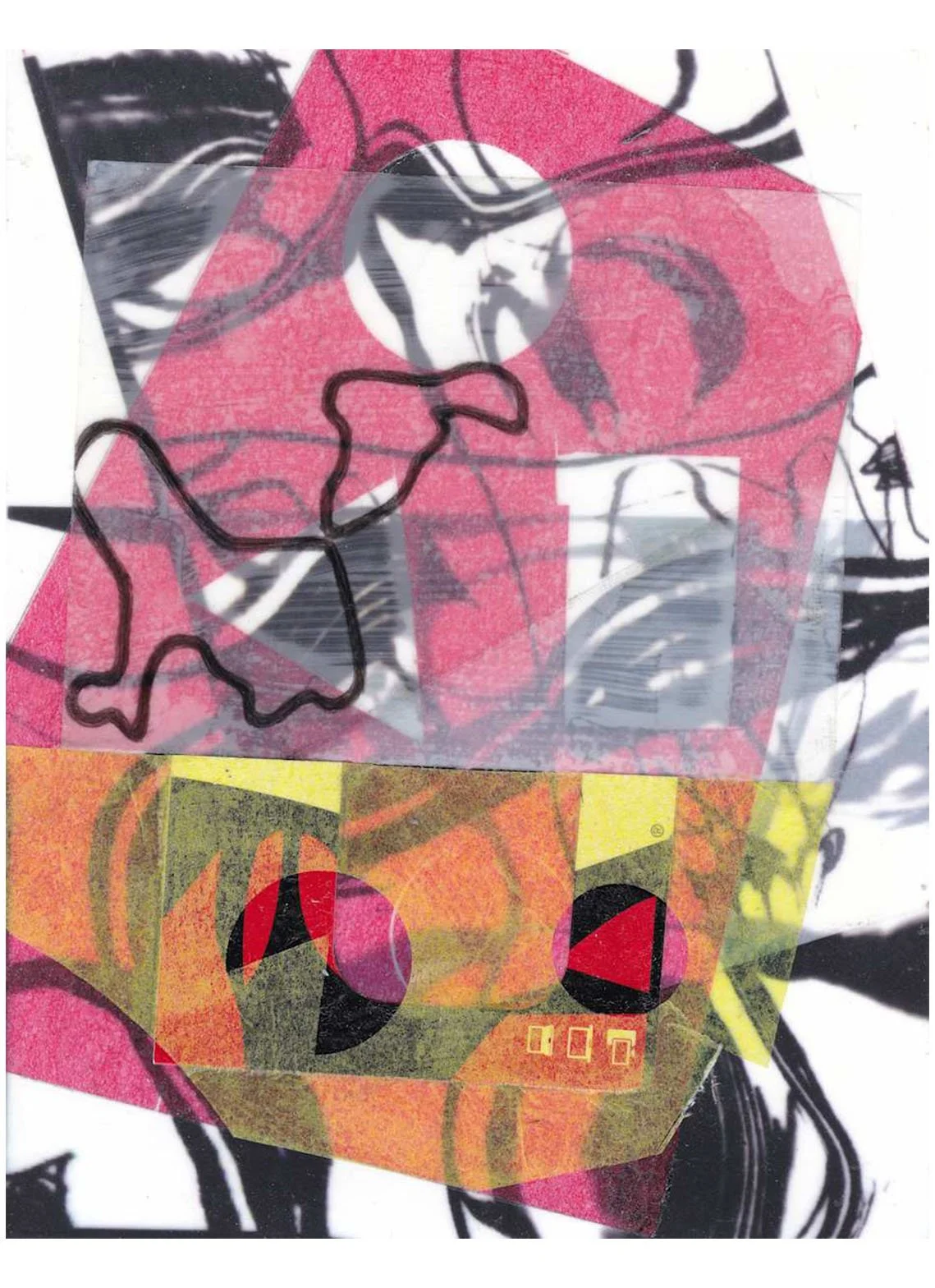 Of Every Description No. 15, Untitled, collage, inkjet print, acrylic, Japanese Paper, 15.4 x 18.8 cm, 2017-2023