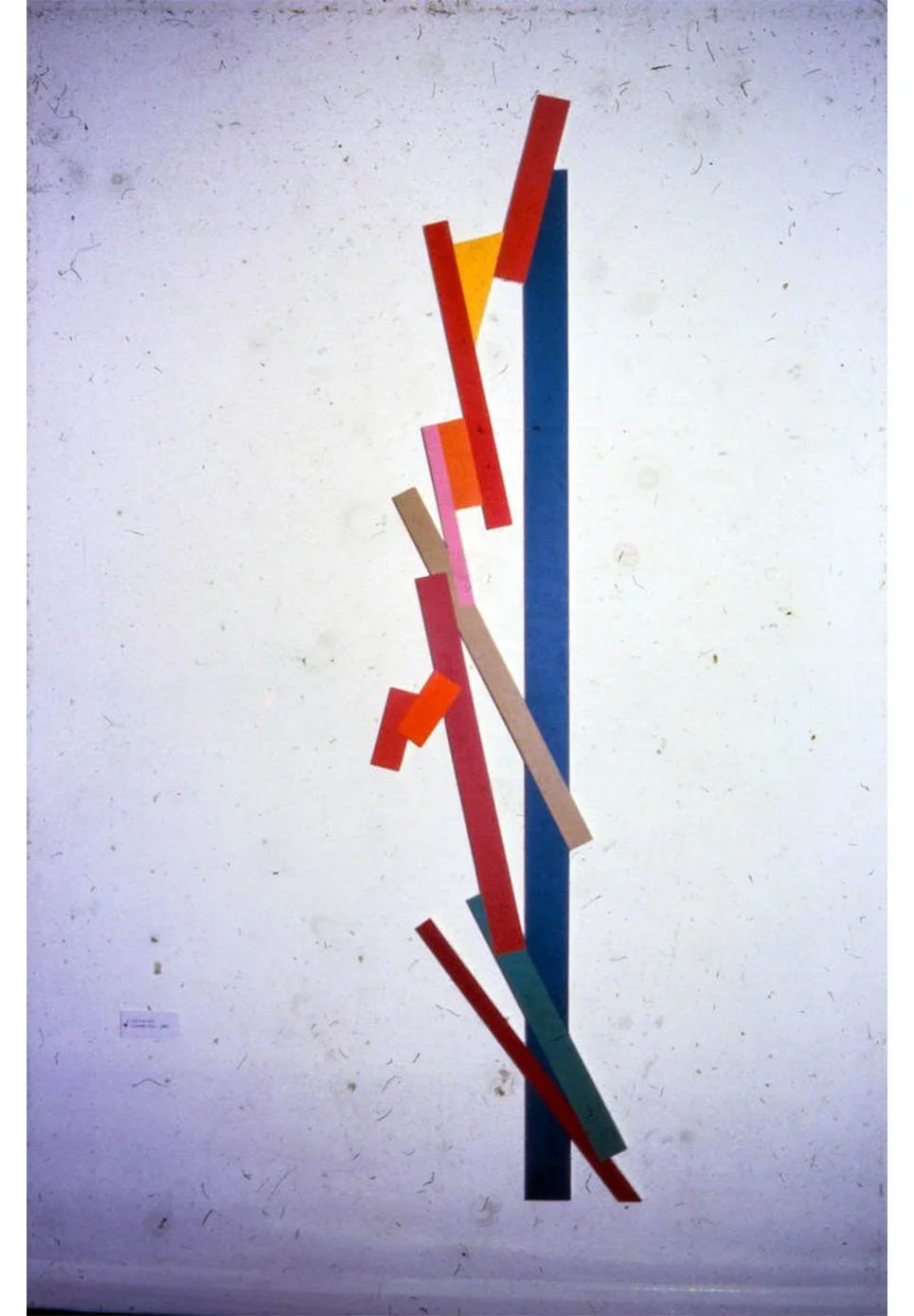 Four Plain Pieces (Catherine's Piece), acrylic on wood on canvas, 122.9 x 44.5 cm, 1979