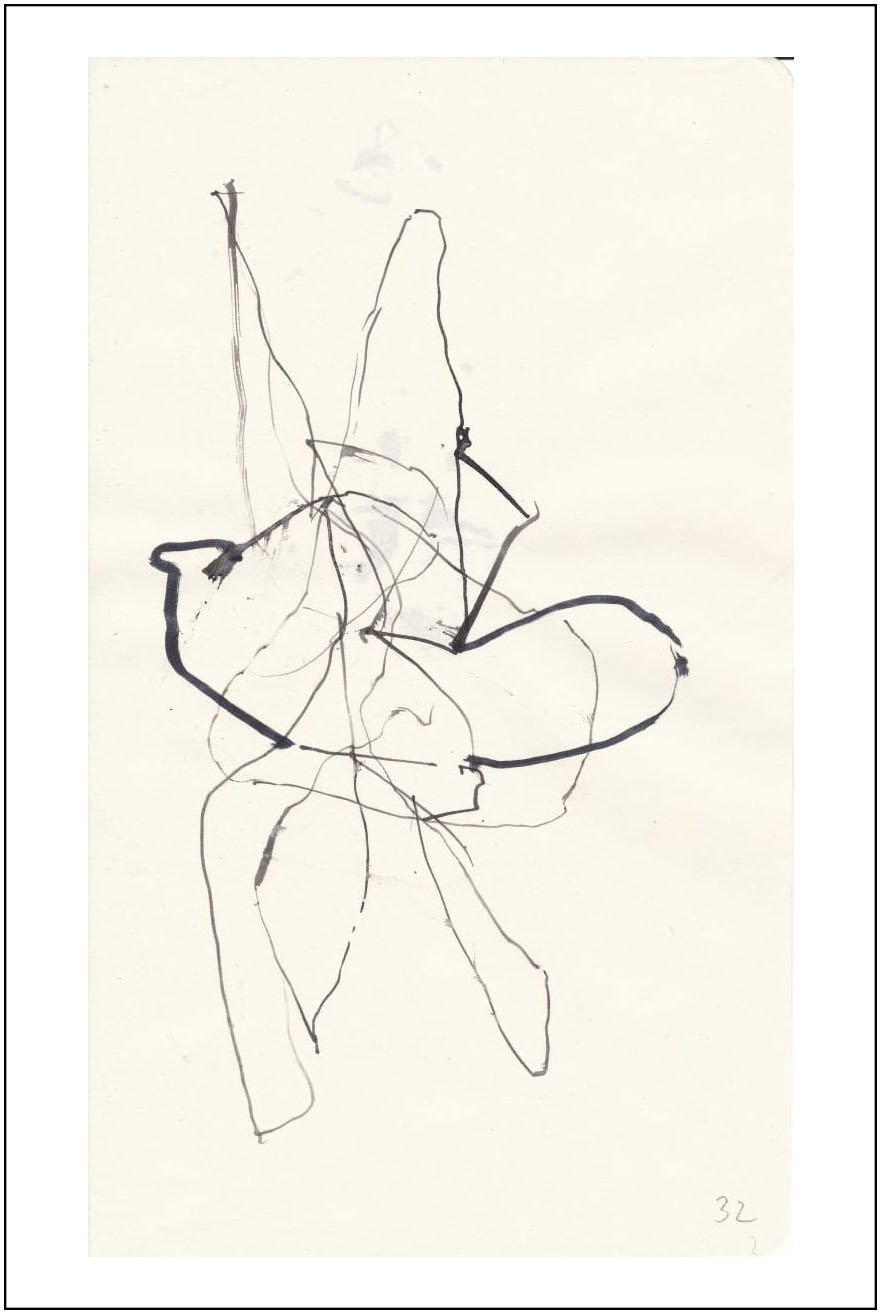 Argo No. 32 (original drawing), ink on paper, 21 x 13 cm, 2009 - 2012 