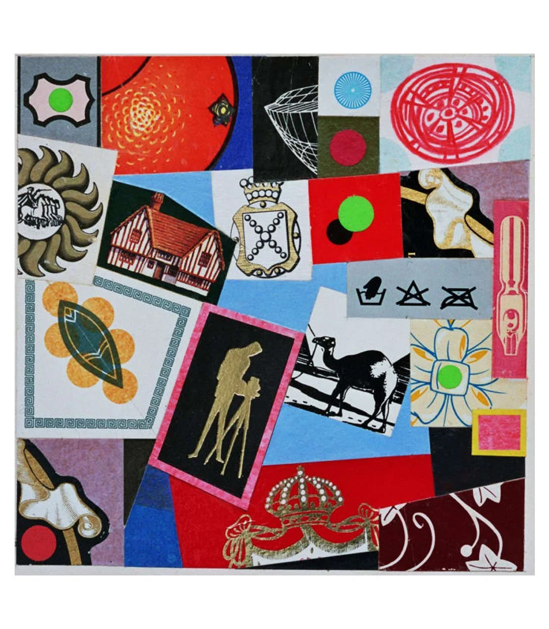 City Life, Just Testing, No. 5, collage on paper, 1998