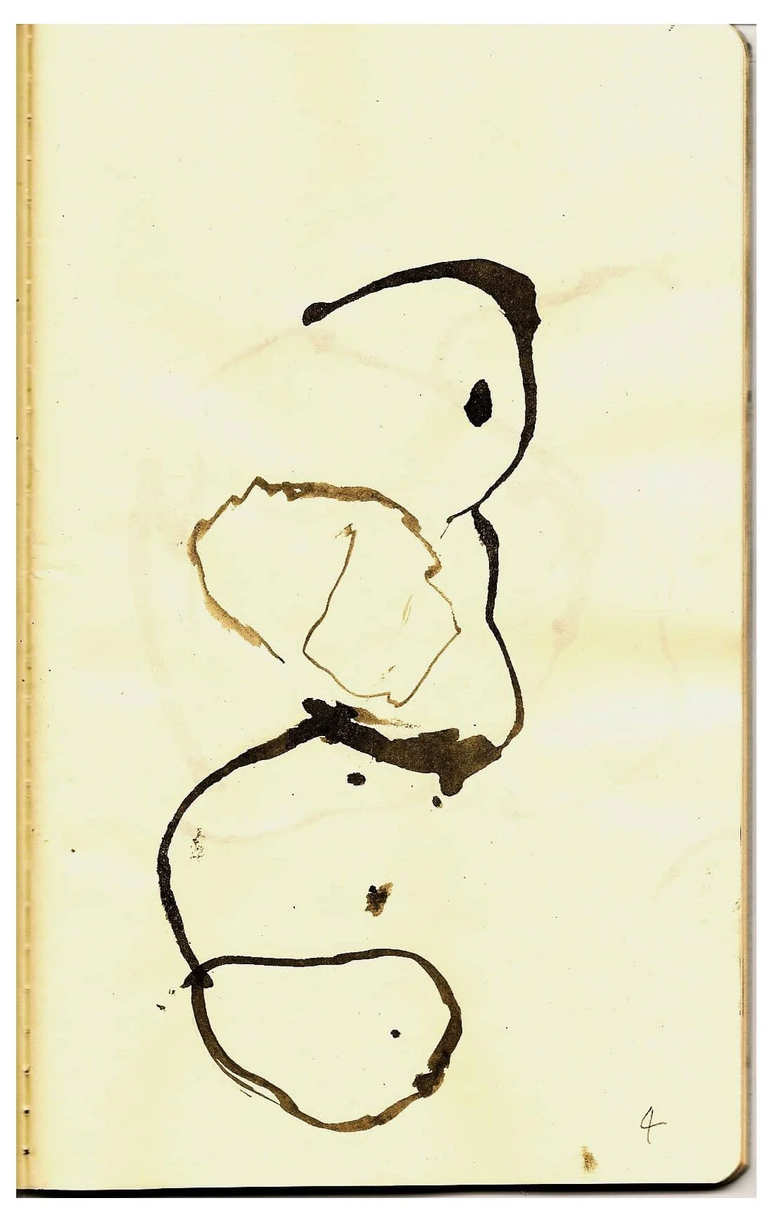 Argo No. 4 (original drawing), ink on paper, 21 x 13 cm, 2009 - 2012