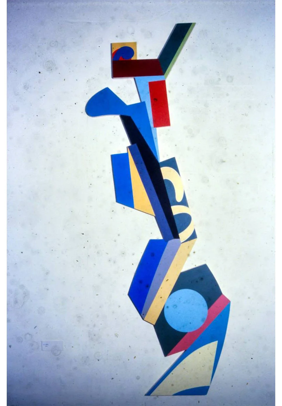 Virgo, acrylic on wood, 217 x 74 cm, 1979