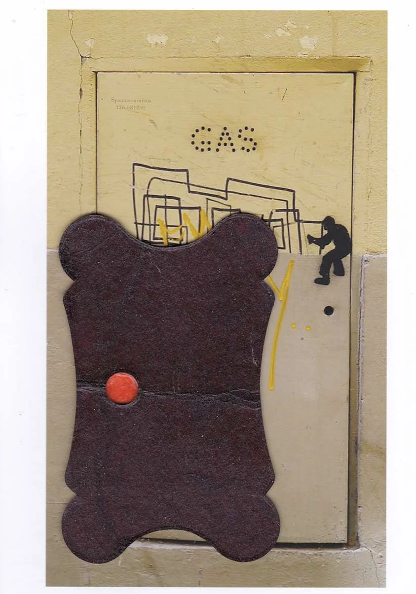 Florence A Memoir, collage on inkjet print, 15 x 10 cm, 2023 - 2025