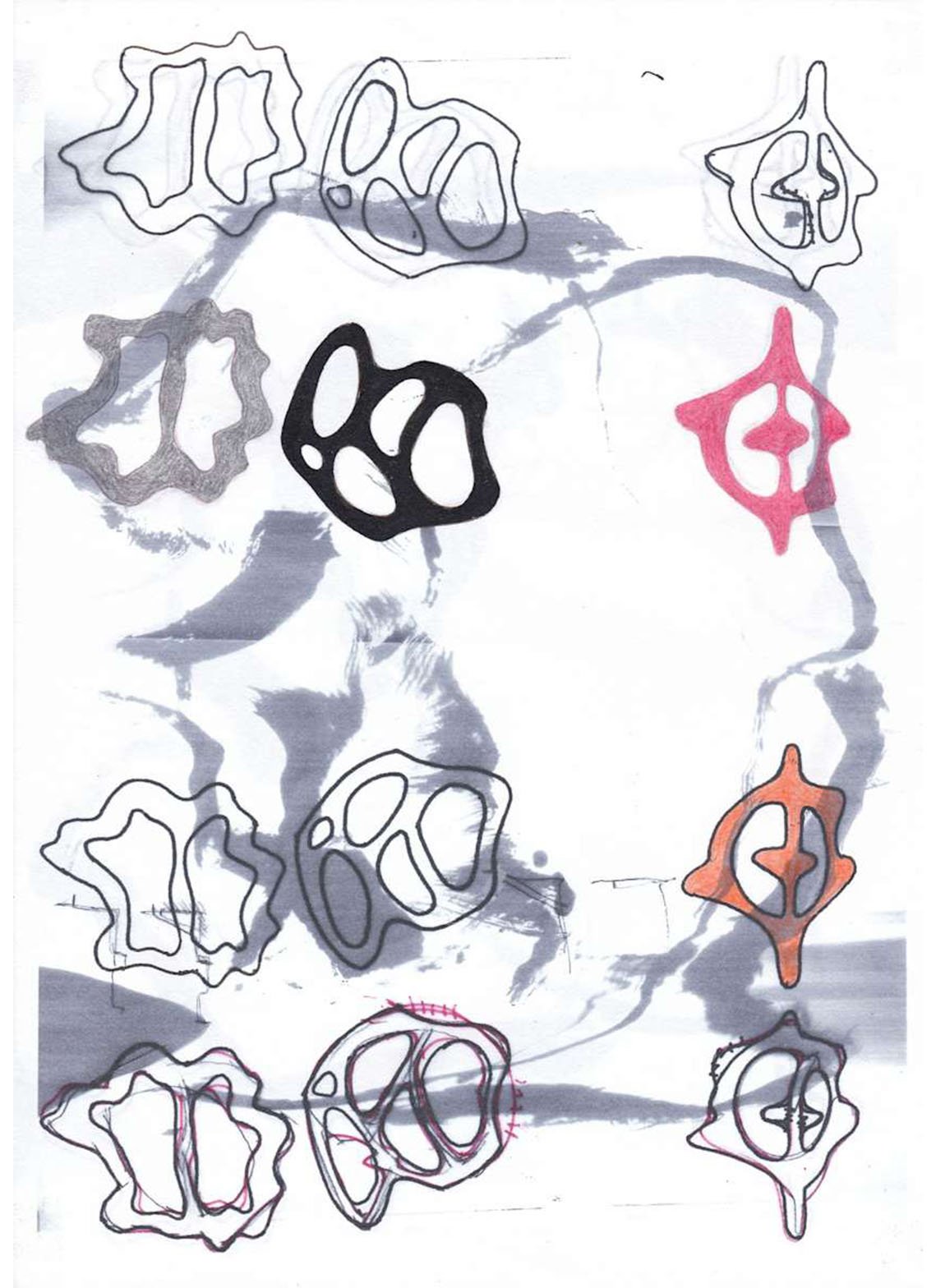 Of Every Description No. 2, Untitled Drawing,  inkjet print, collage, 29.7 x 21 cm, 2005