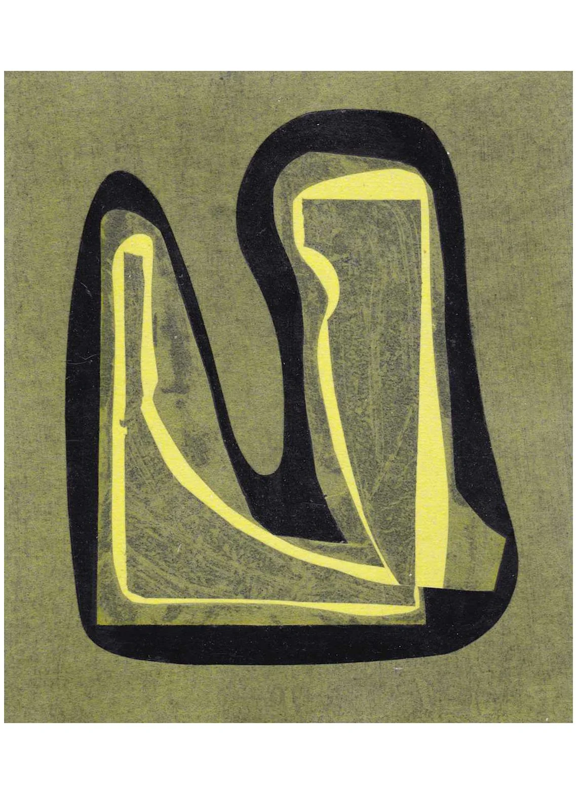 Of Every Description No. 12, Untitled Collage, Japanese paper, acrylic on paper, 22.7 x 19.2 cm, c. 2010