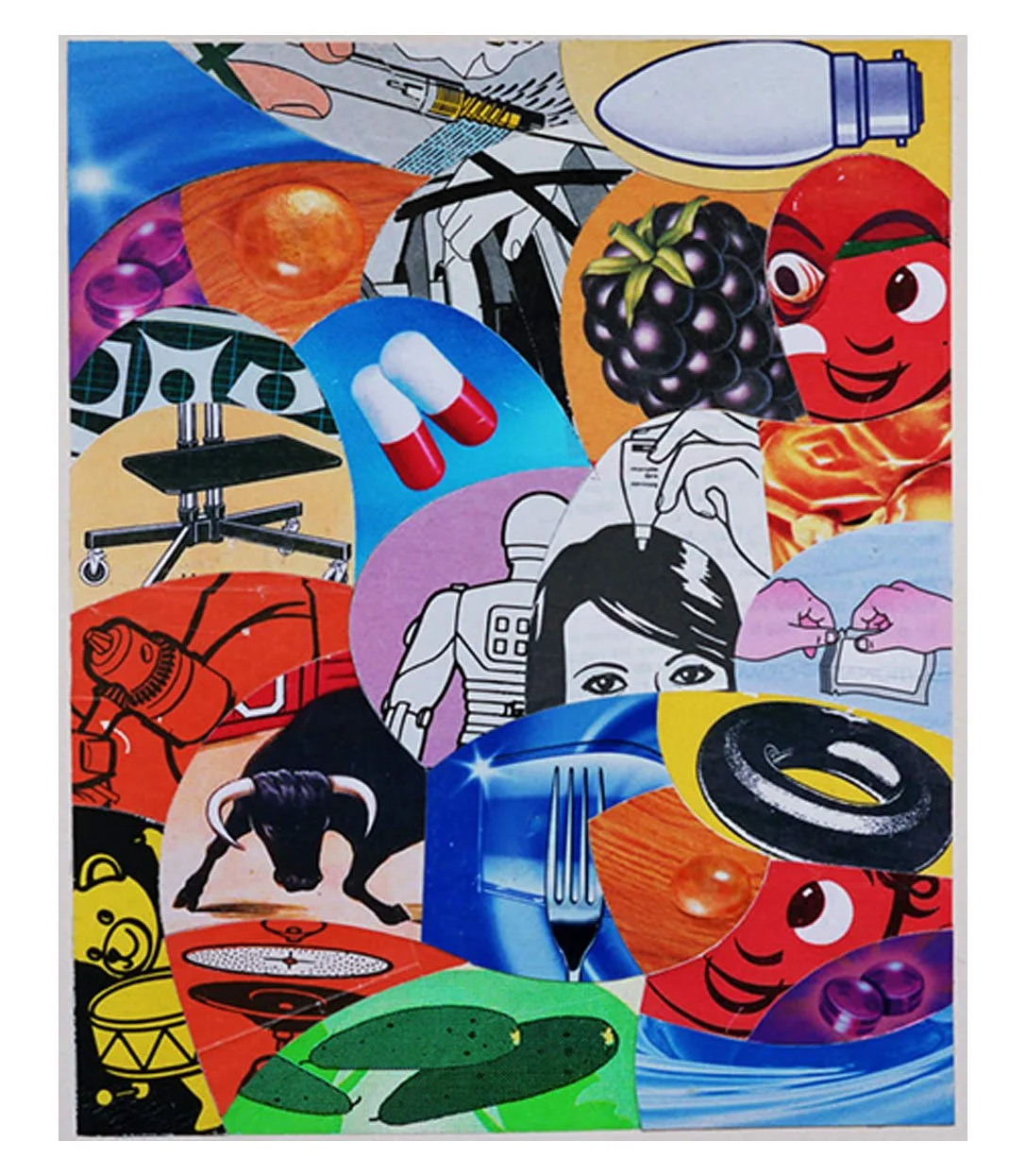 City Life, Mischief, No. 26, collage on paper, 18.3 x 14.9 cm, 2004