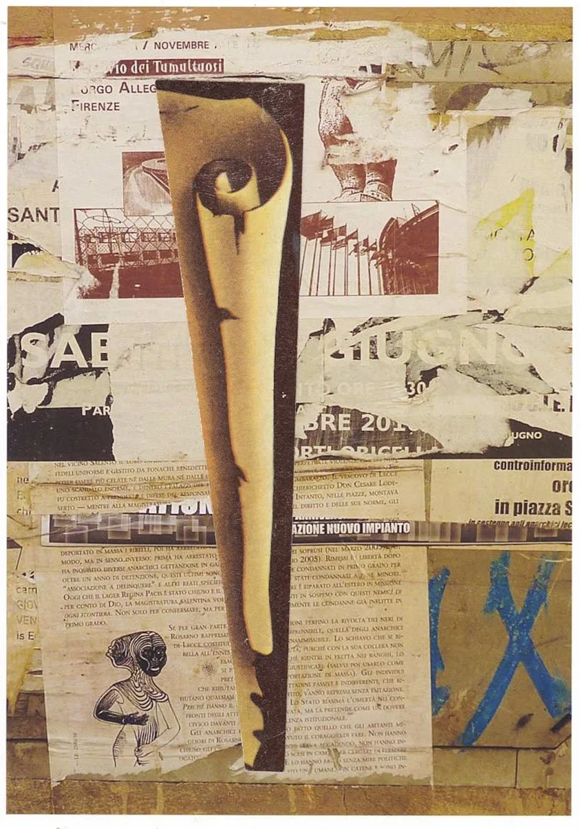 Florence A Memoir, collage on inkjet print, 15 x 10 cm, 2023 - 2025