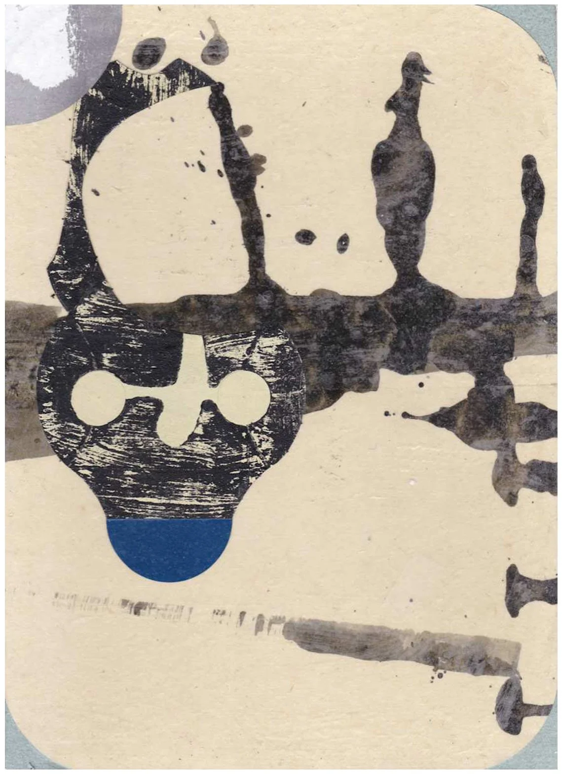 Of Every Description No. 11, Untitled Collage, acrylic mounted on canvas, 22.7 x 16.5 cm