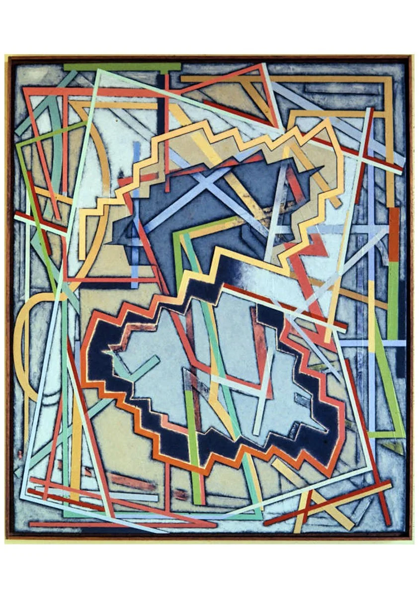 Twosome, acrylic on canvas, 76.2 x 63.5 cm, 1977