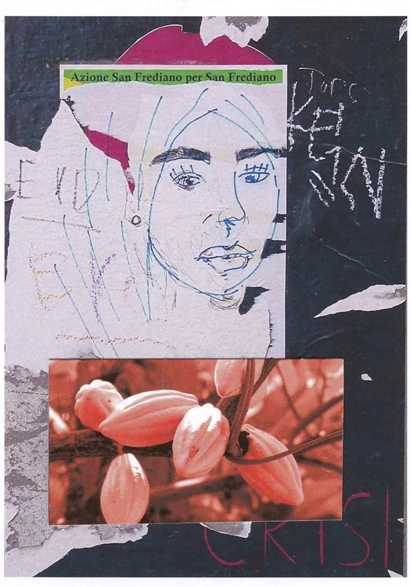 Florence A Memoir, collage on inkjet print, 15 x 10 cm, 2023 - 2025