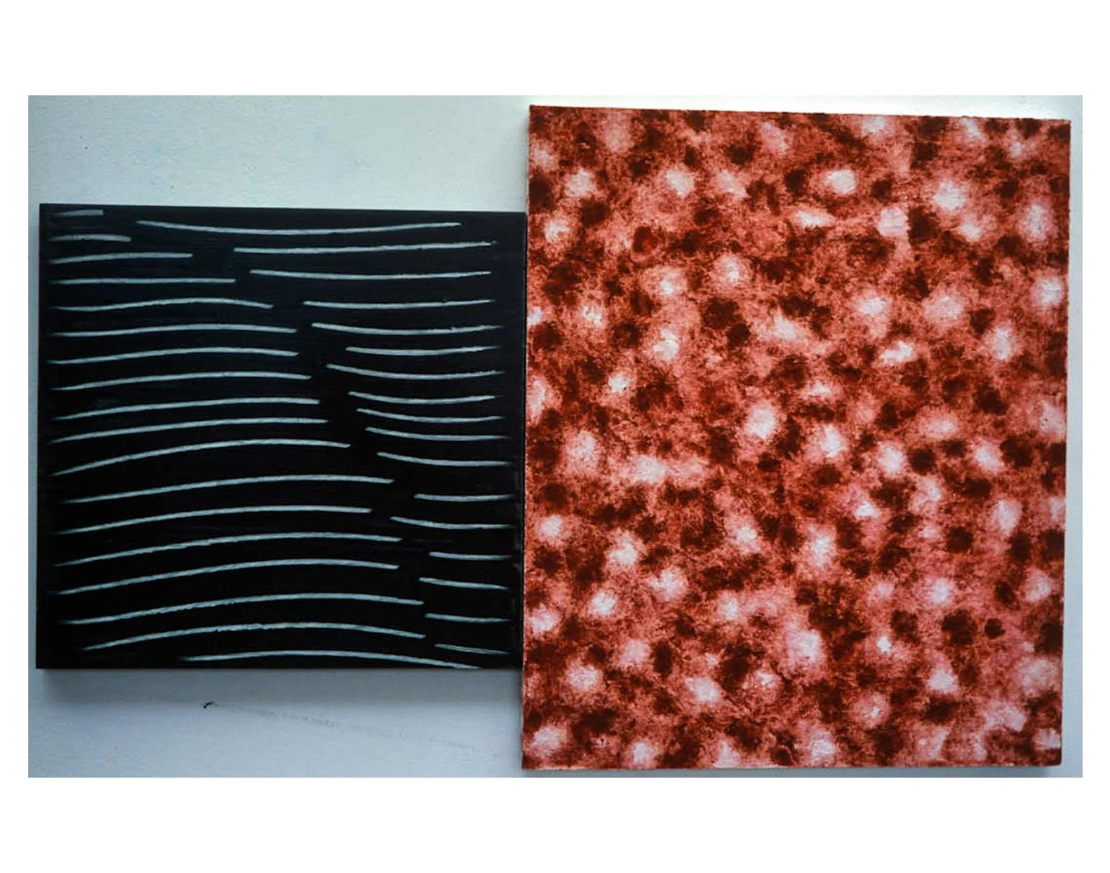 Entrances and Exits No. 5, acrylic on wooden panel and MDF panel, 40.7 x 63.3 cm, 1999 - 2000