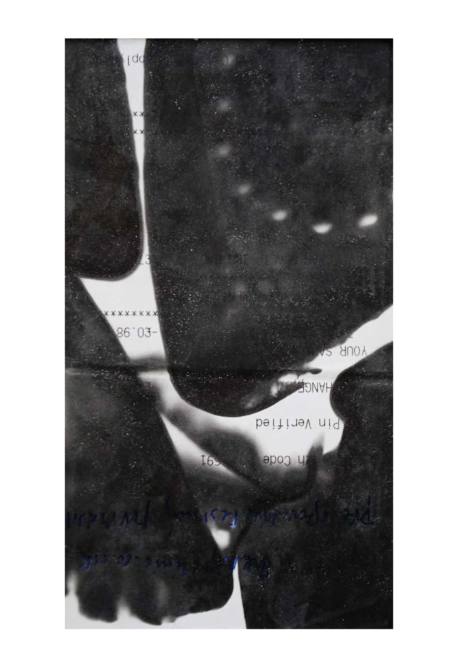 Heat Drawing No. 13, Xerox print, 2020