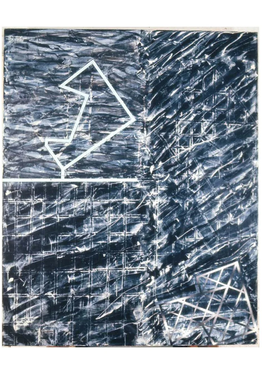 Holder (Etching No. 2), acrylic on canvas, 213.36 x 172.72 cm, 1973