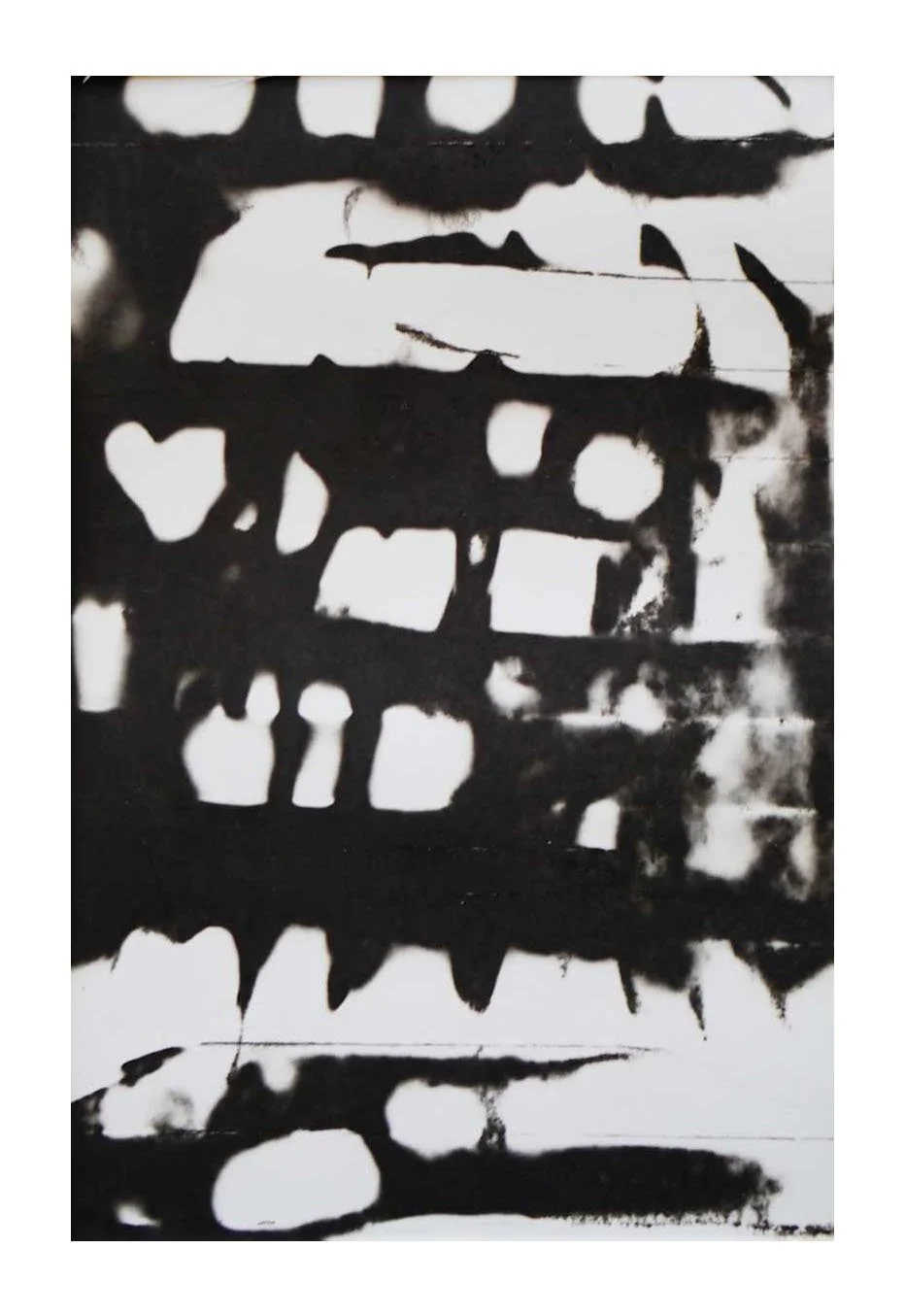 Heat Drawing No. 54, Xerox print, 2020