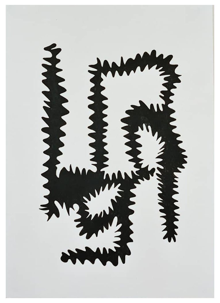 6 Months in East Place, acrylic on paper, A4, 2007