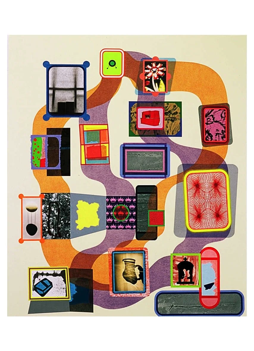 The Oven at Souda, acrylic and paper on canvas, 65 x 54 cm, 2006