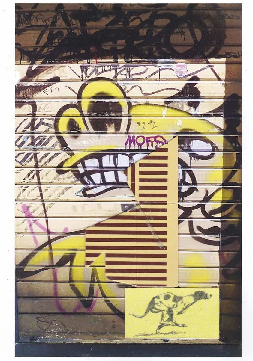 Florence A Memoir, collage on inkjet print, 15 x 10 cm, 2023 - 2025