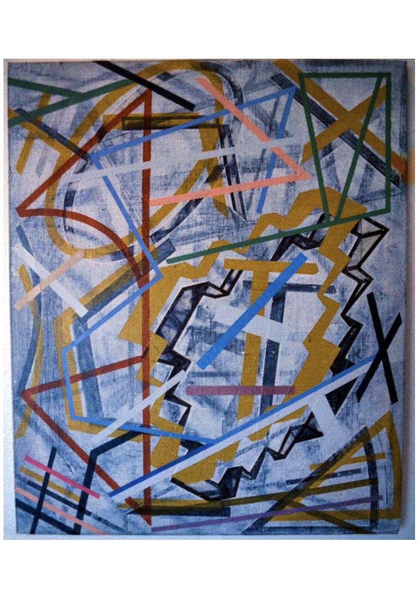 Fate, acrylic on canvas, 60.96 x 50.8 cm, 1976