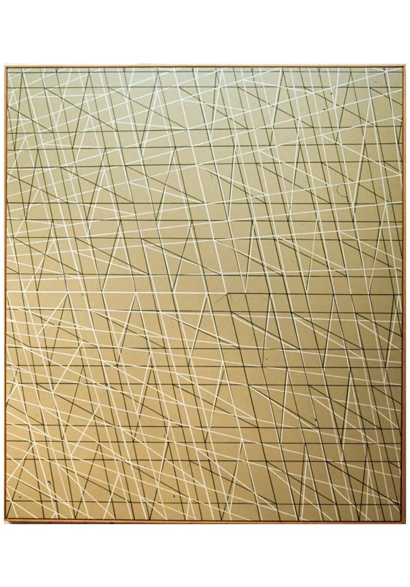 Registering, acrylic on canvas, 203.2 x 177.8 cm, 1973