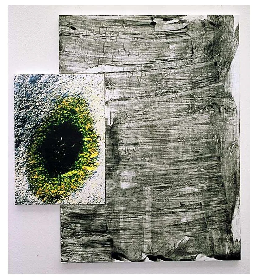 Untitled, acrylic on mdf panel and inkjet print on mdf panel, 1999 - 2000