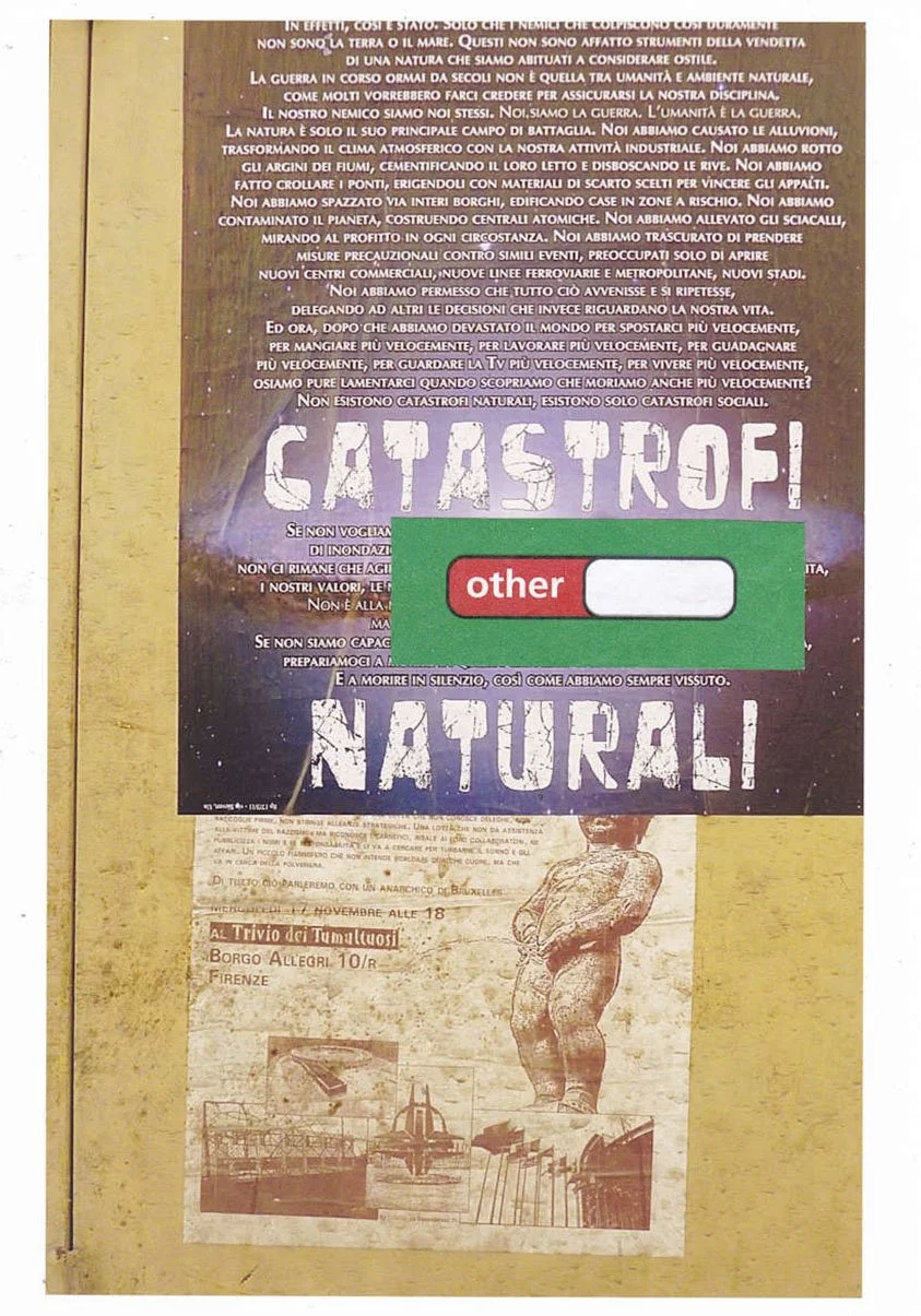 Florence A Memoir, collage on inkjet print, 15 x 10 cm, 2023 - 2025