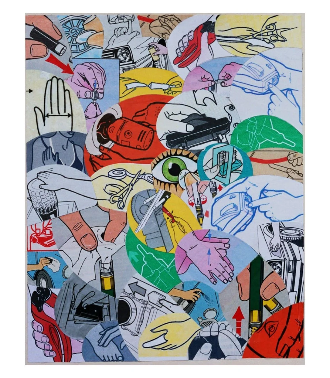 City Life, Terms and Conditions, No. 27, collage on paper, 17.7 x 14.5 cm, 2004